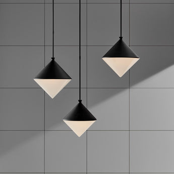 Sarnen Medium Pendant, a premium Pendant light by Visual Comfort. Close - up image of its design.