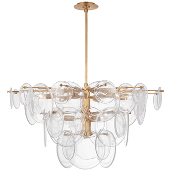 Loire Large Chandelier, a premium Chandelier light by VCGallery Italy. Close - up image of its design.