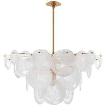 Loire Large Chandelier, a premium Chandelier light by VCGallery Italy. Close - up image of its design.