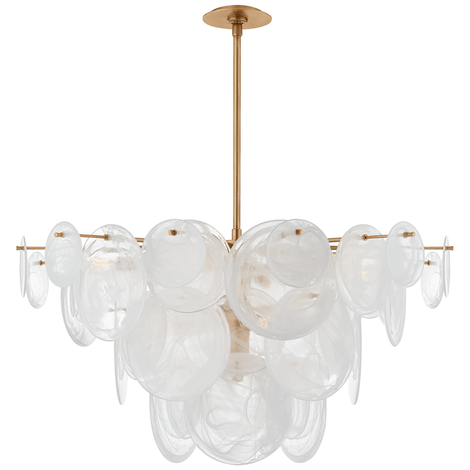Loire Large Chandelier, a premium Chandelier light by VCGallery Italy. Close - up image of its design.