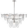 Loire Large Chandelier, a premium Chandelier light by VCGallery Italy. Close - up image of its design.