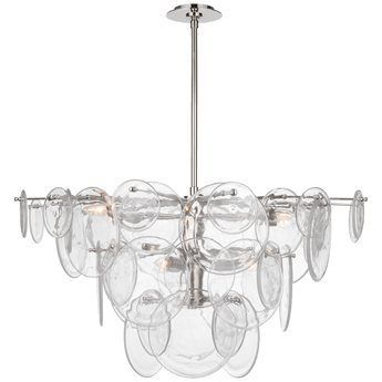 Loire Large Chandelier, a premium Chandelier light by VCGallery Italy. Close - up image of its design.