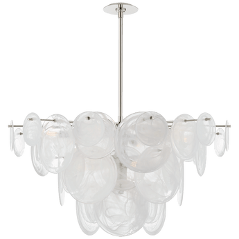 Loire Large Chandelier, a premium Chandelier light by VCGallery Italy. Close - up image of its design.