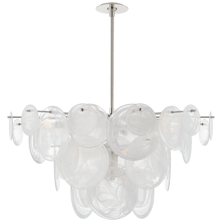 Loire Large Chandelier, a premium Chandelier light by VCGallery Italy. Close - up image of its design.