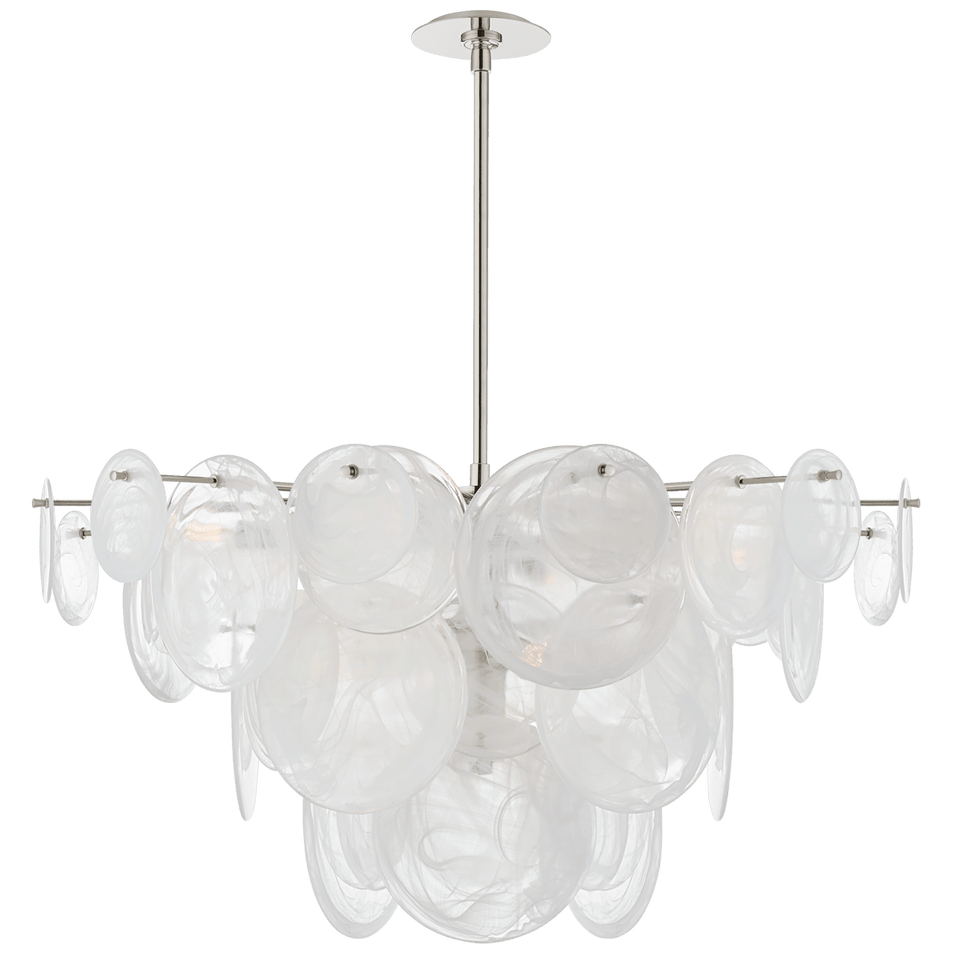 Loire Large Chandelier, a premium Chandelier light by VCGallery Italy. Close - up image of its design.