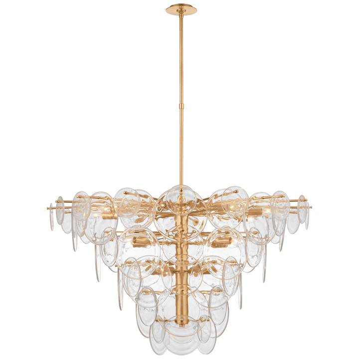 Loire Extra Large Chandelier, a premium Chandelier light by VCGallery Italy. Close - up image of its design.