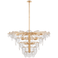 Loire Extra Large Chandelier, a premium Chandelier light by VCGallery Italy. Close - up image of its design.