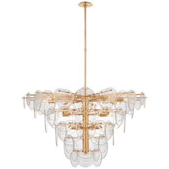 Loire Extra Large Chandelier, a premium Chandelier light by VCGallery Italy. Close - up image of its design.