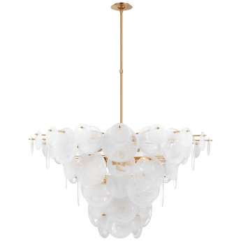 Loire Extra Large Chandelier, a premium Chandelier light by VCGallery Italy. Close - up image of its design.