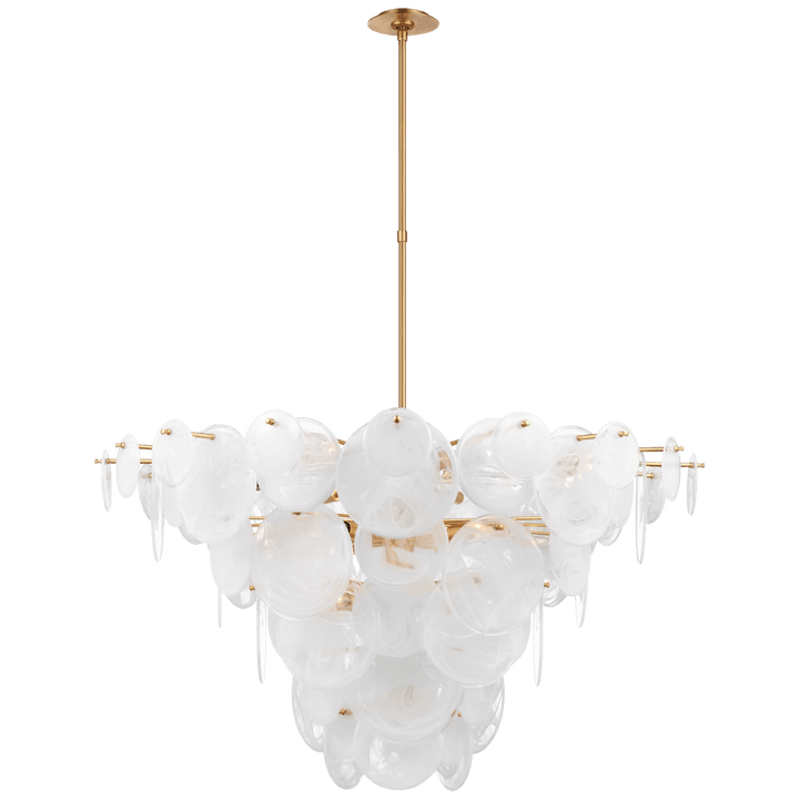 Loire Extra Large Chandelier, a premium Chandelier light by VCGallery Italy. Close - up image of its design.