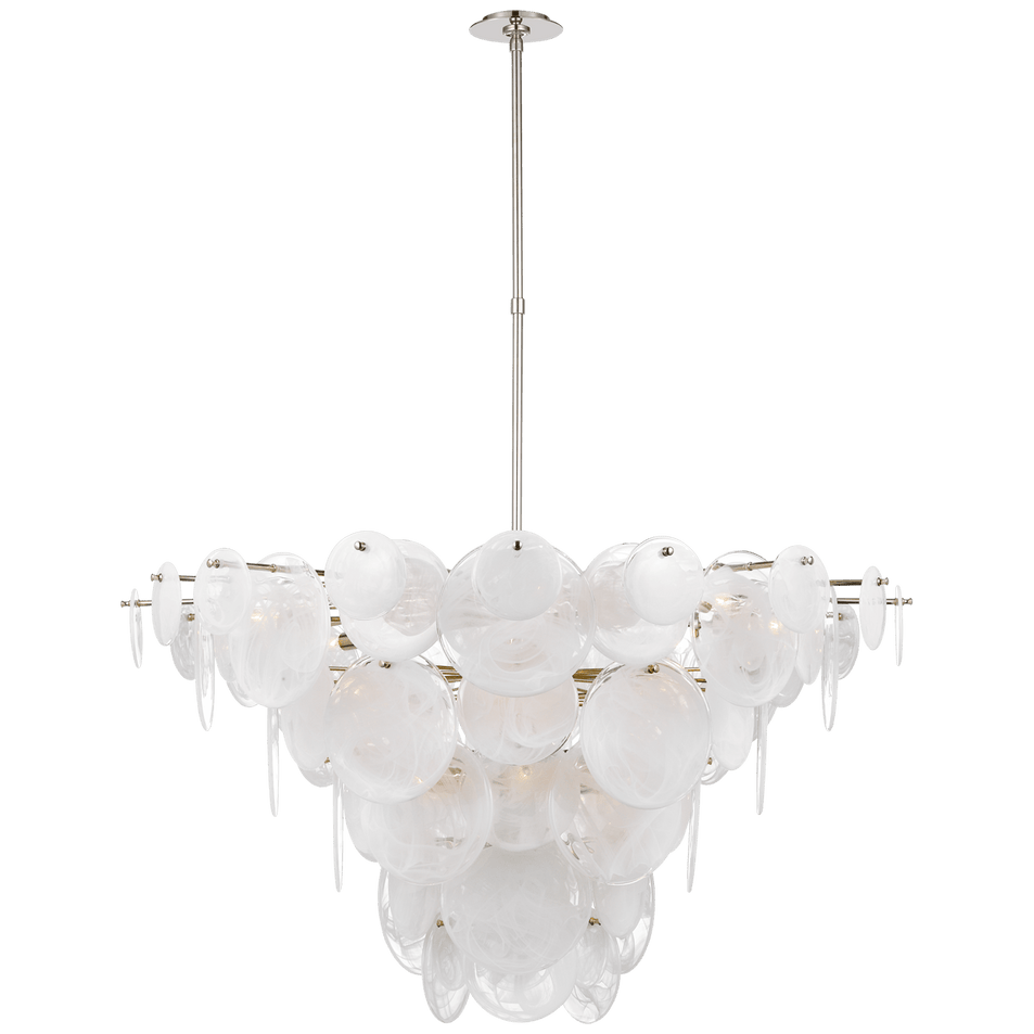 Loire Extra Large Chandelier, a premium Chandelier light by VCGallery Italy. Close - up image of its design.
