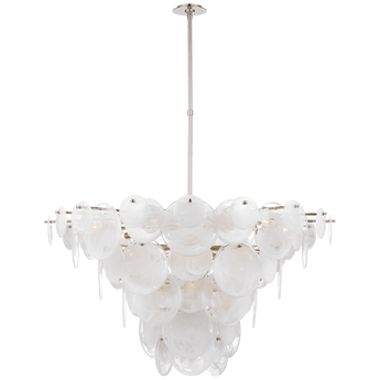 Loire Extra Large Chandelier, a premium Chandelier light by VCGallery Italy. Close - up image of its design.