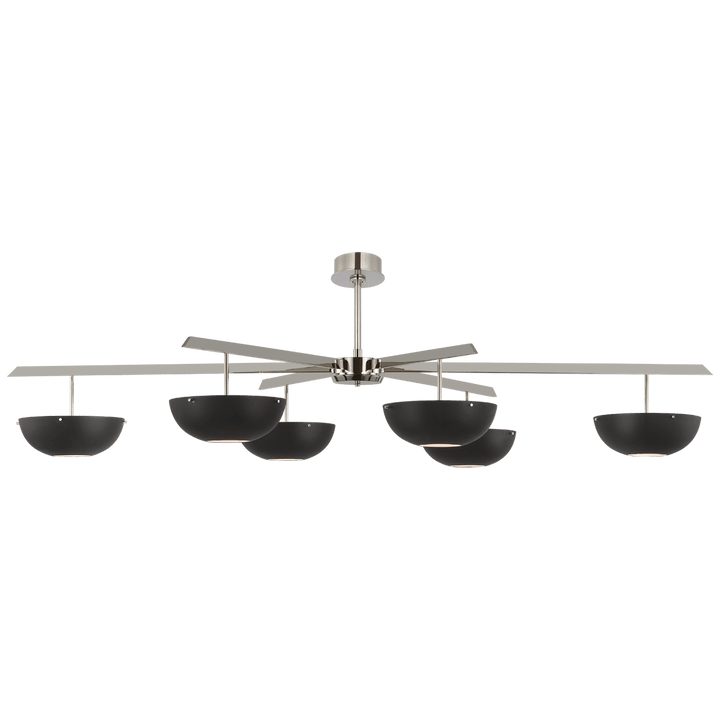 Valencia Grande Six Light Chandelier, a premium Chandelier light by VCGallery Italy. Close - up image of its design.