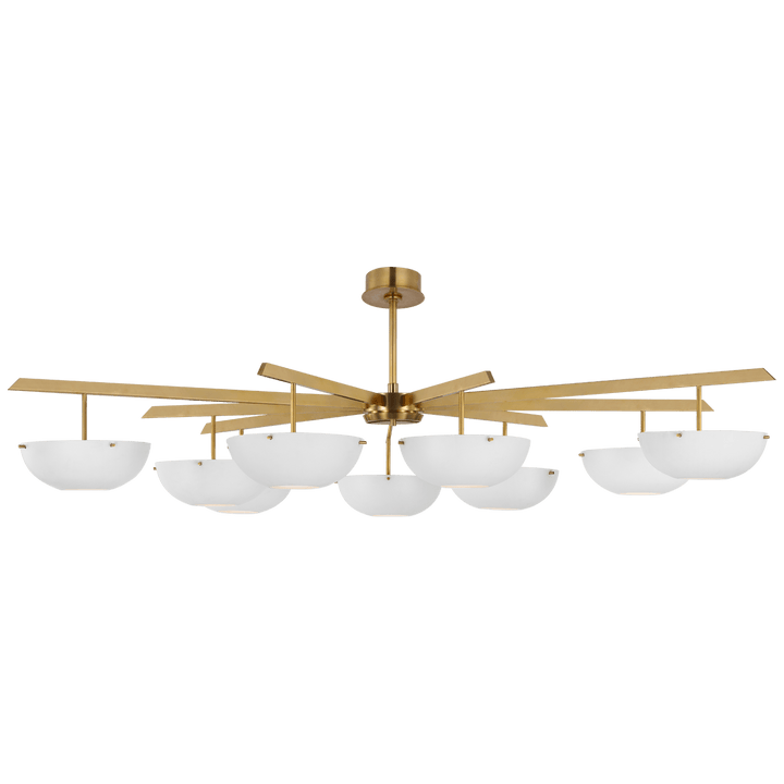 Valencia Grande Nine Light Chandelier, a premium Chandelier light by VCGallery Italy. Close - up image of its design.