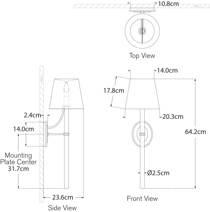 Abigail XL Sconce Blueprint