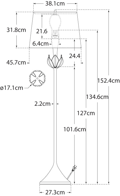 Alberto Large Floor Lamp Blueprint