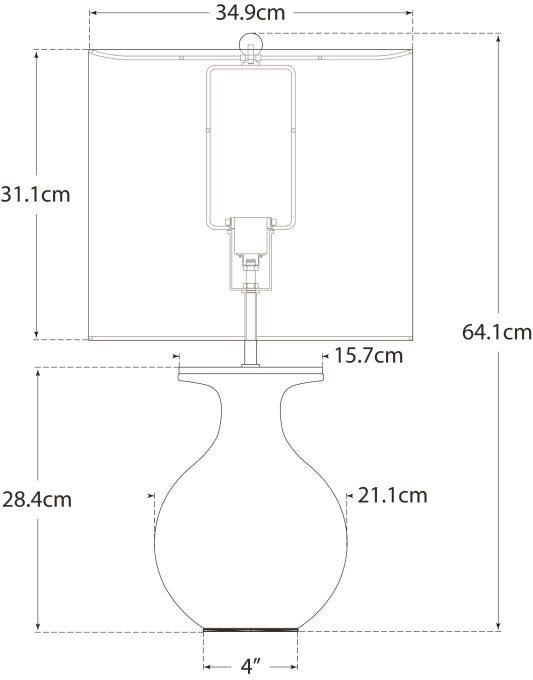 Albie Small Desk Lamp Blueprint