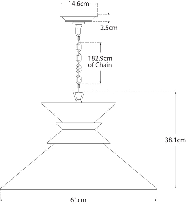 Alborg Large Stacked Pendant Blueprint