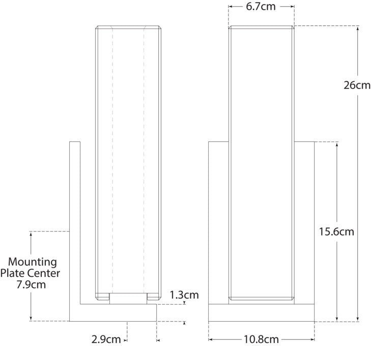 Ambar Tall Wall Light Blueprint