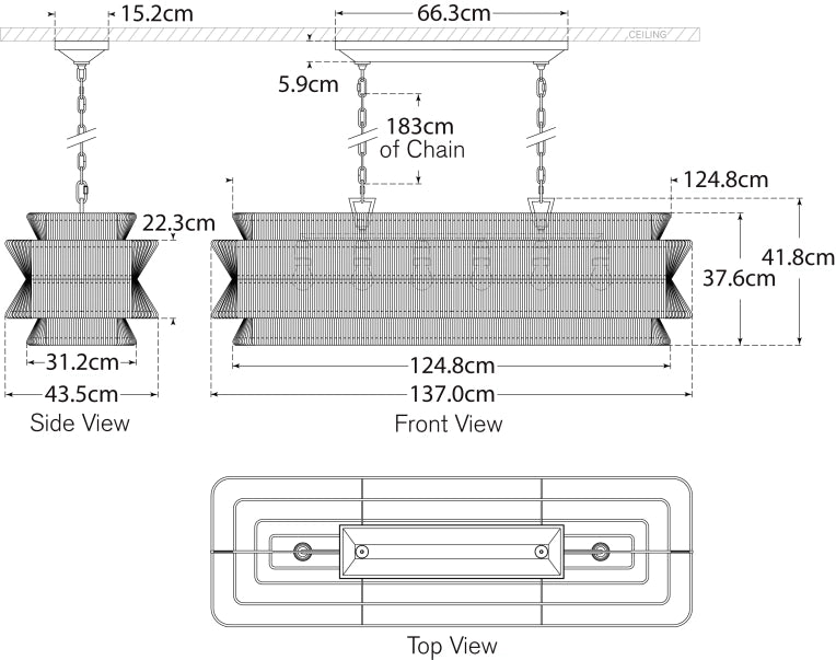 Antigua 54" Linear Blueprint