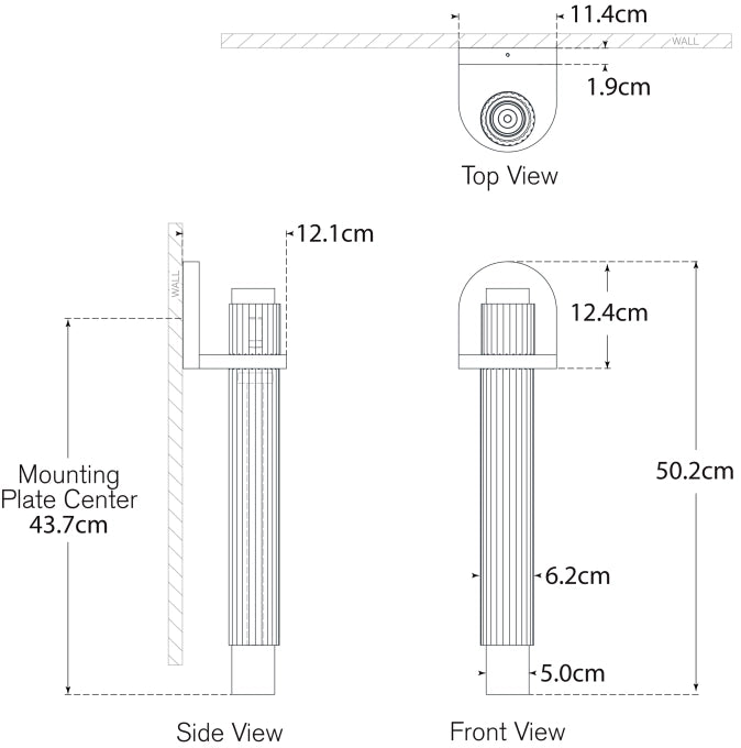 Arena 20" Sconce Blueprint