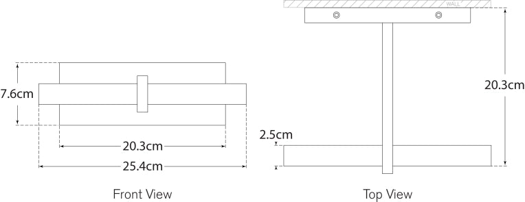 Axis 10" Picture Light Blueprint