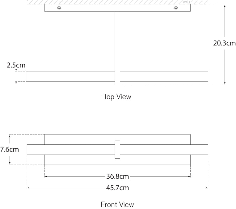 Axis 18" Picture Light Blueprint