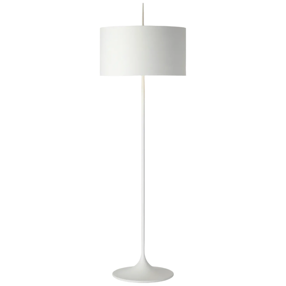 Spinet 62" Floor Lamp, a premium Decorative light by Visual Comfort & Co. Close - up image of its design.