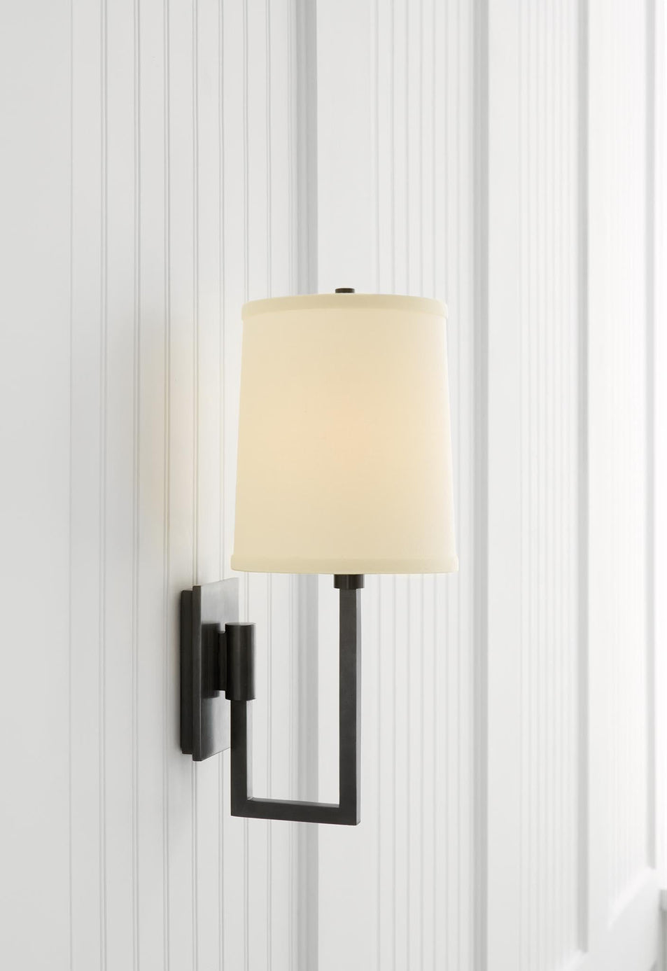 Aspect Library Sconce, a premium Decorative light by Visual Comfort. Close - up image of its design.