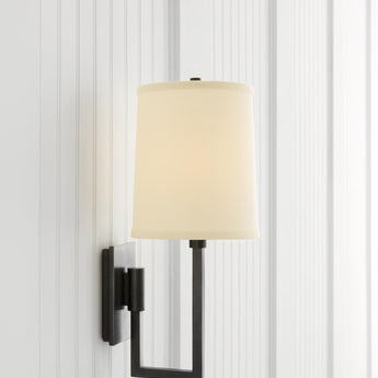 Aspect Library Sconce, a premium Decorative light by Visual Comfort. Close - up image of its design.