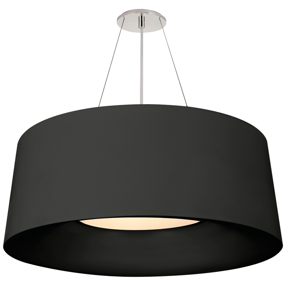 Halo Medium Hanging Shade in Matte Black