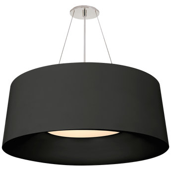 Halo Medium Hanging Shade in Matte Black