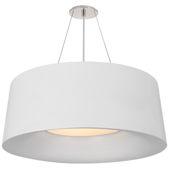 Halo Medium Hanging Shade in Matte White