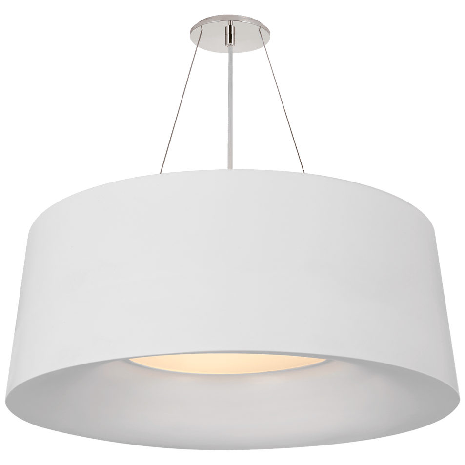 Halo Medium Hanging Shade in Matte White