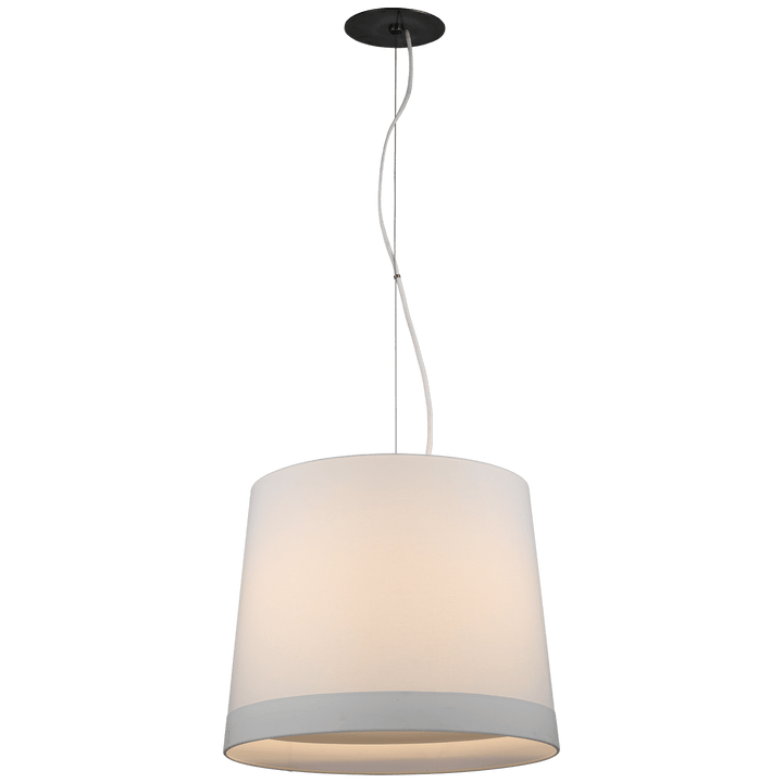 Sash Medium Hanging Shade, a premium light by Visual Comfort & Co. Close - up image of its design.