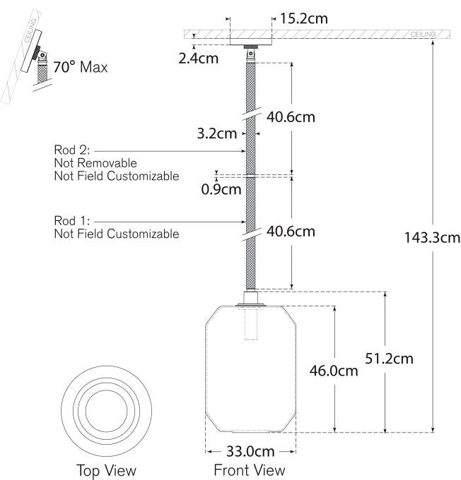 Barrett Medium Knurled Pendant Blueprint