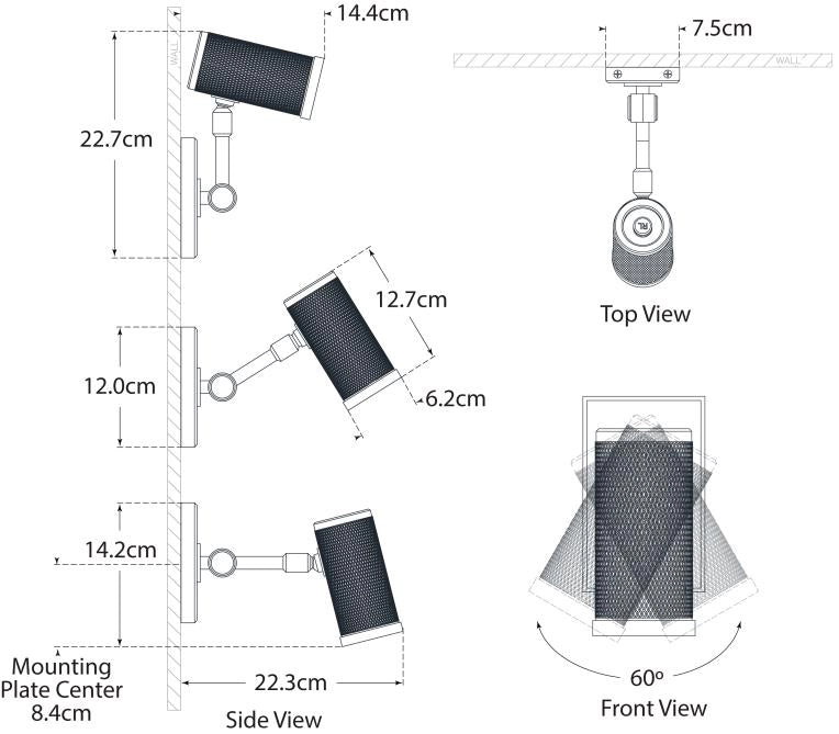 Barrett Mini Luce da Letto Progetto
