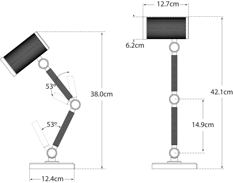 Barrett Mini Desk Lamp Blueprint