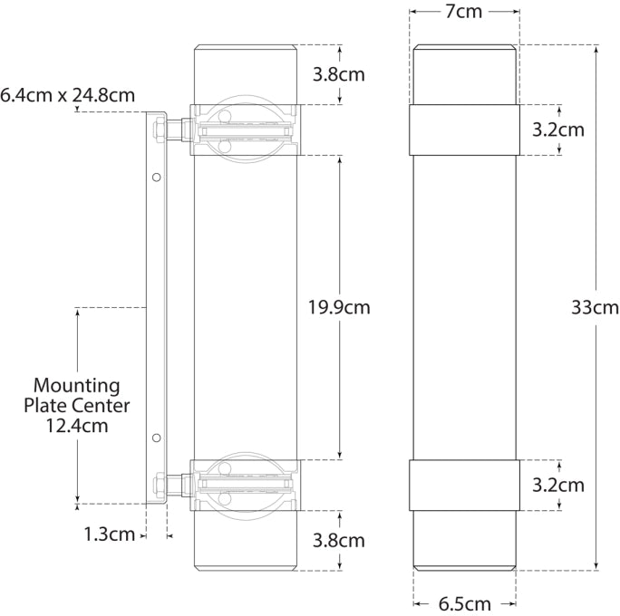 Barton Small Bath Sconce Blueprint