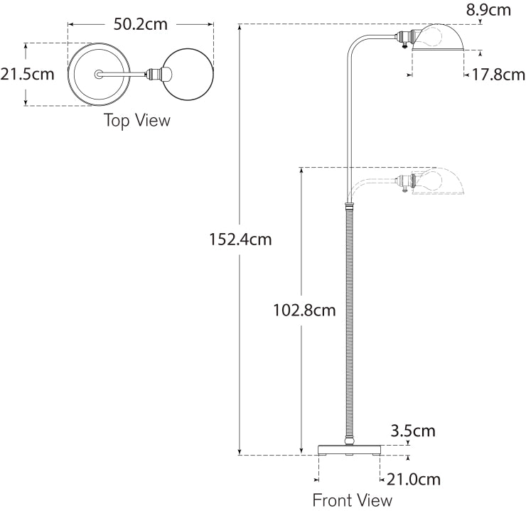 Lampada da farmacia media Basden Progetto