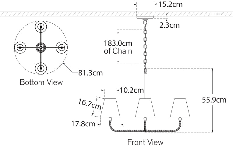 Basden Medium Single Tier Chandelier Blueprint