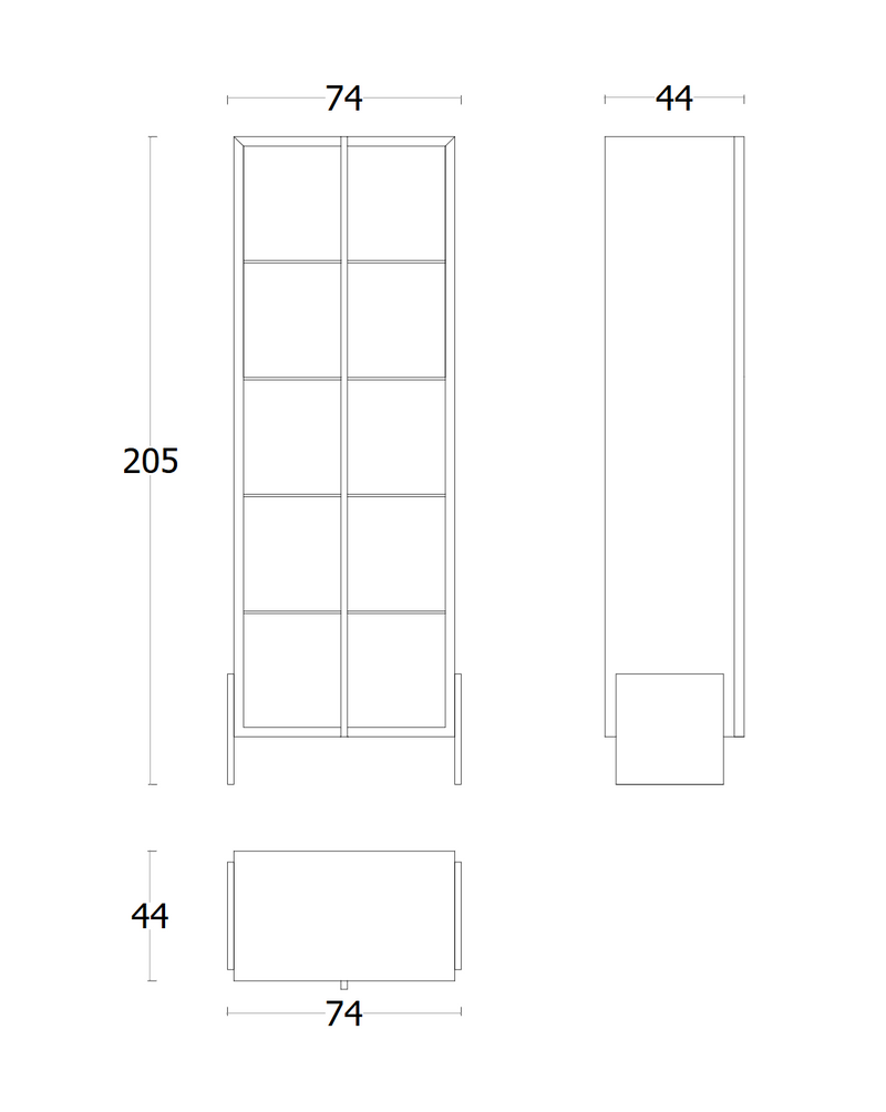 Black&More Bookcase Blueprint