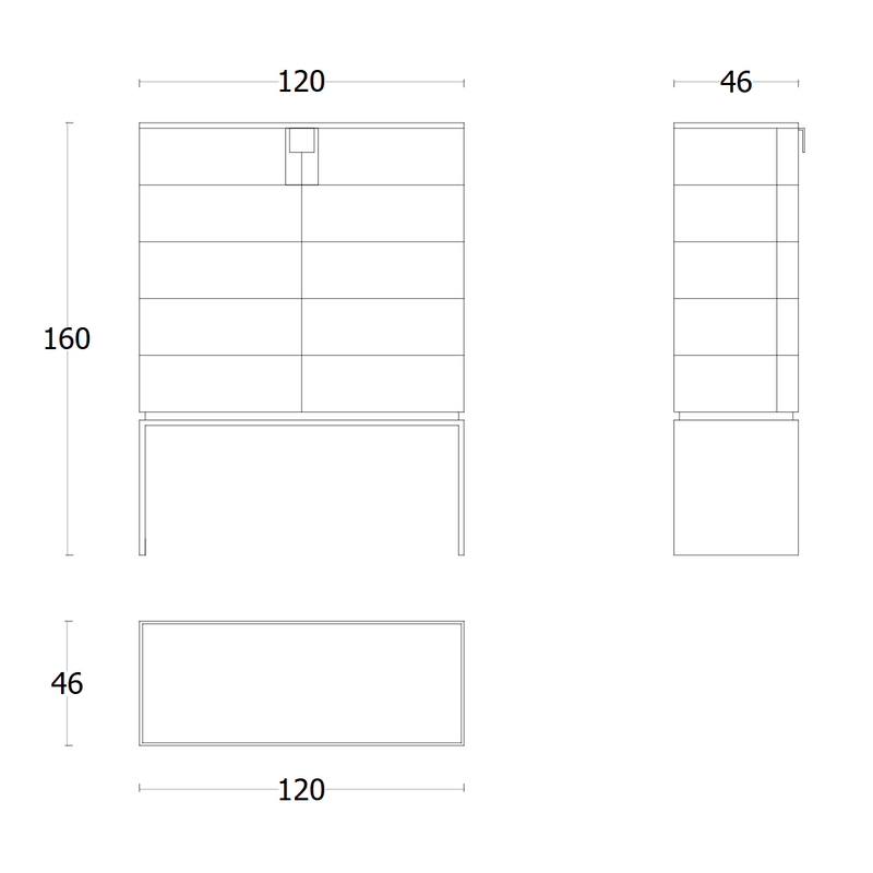 Black&More Cabinet Blueprint