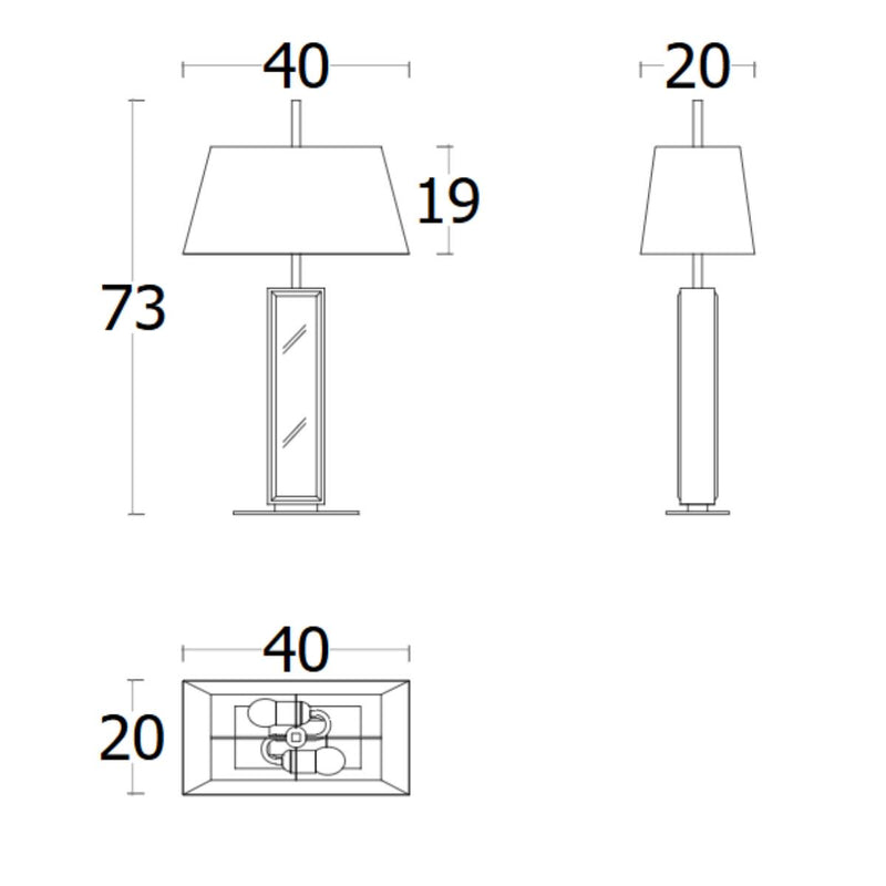 Black&More Small Table Lamp Blueprint