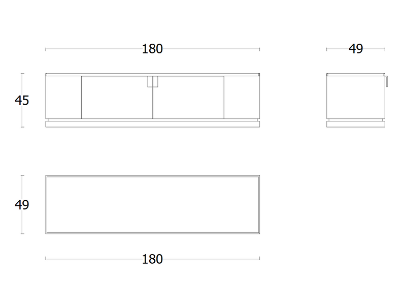 Black&More TV Unit Blueprint