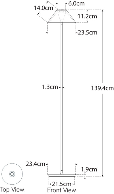 Blaze 55" Floor Lamp Blueprint