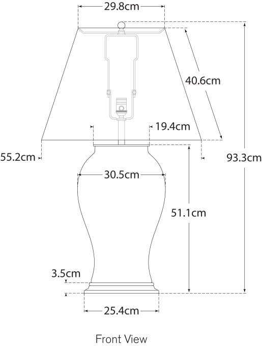 Blythe Large Table Lamp Blueprint