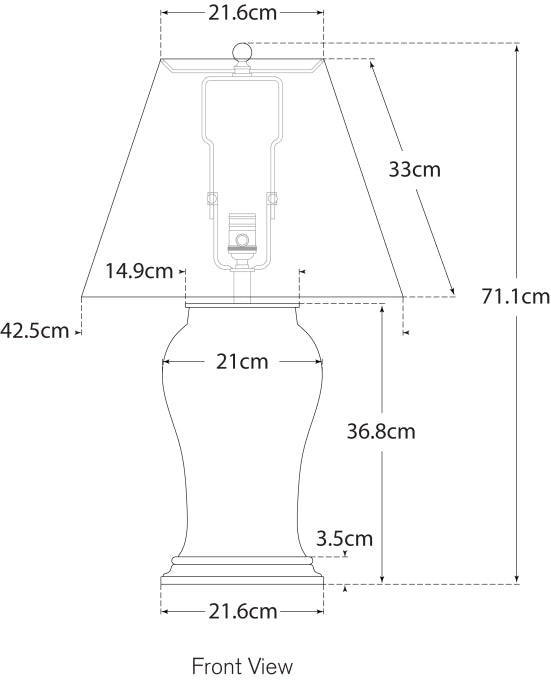 Blythe Medium Table Lamp Blueprint