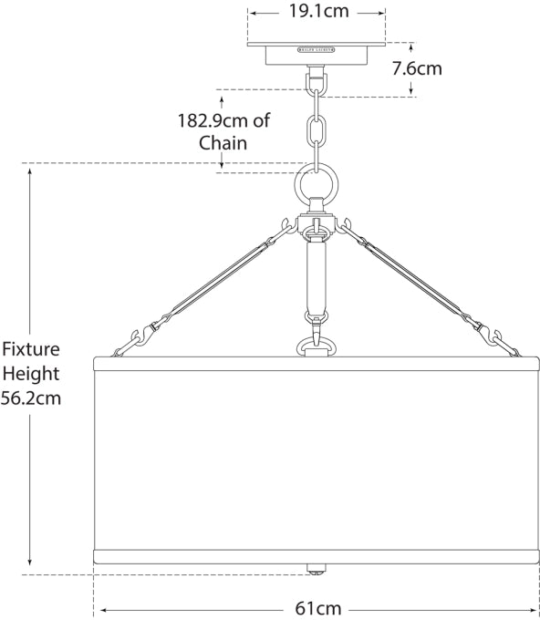 Broomfield Small Hanging Shade Blueprint