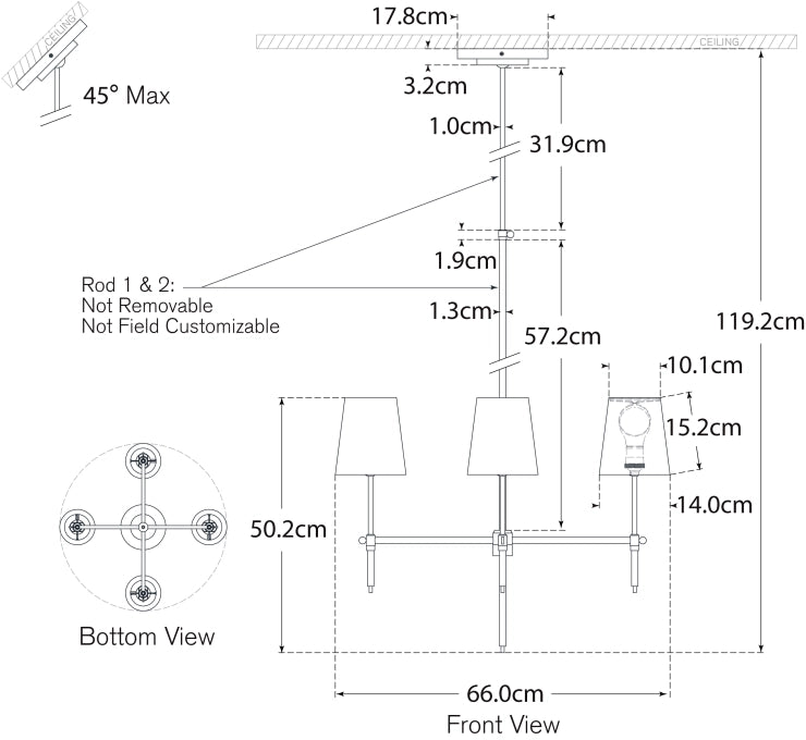 Bryant Small Chandelier Blueprint